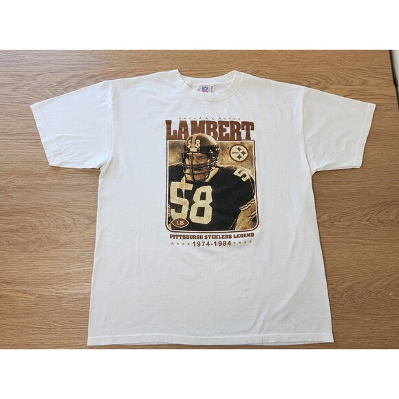 Vintage NFL Players Inc. Pittsburgh Steelers XL Jack Lambert Rare Graphic Print - Picture 10 of 10